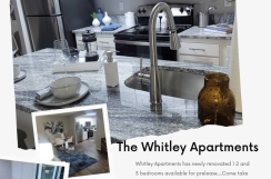 Come Home to the Whitley! Pre Lease NOW!