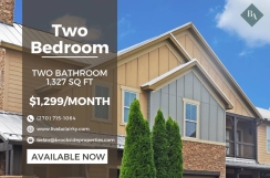 Two Bedroom Only $1,299!